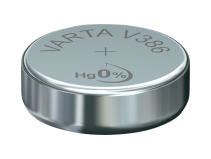 Stříbro-oxidová hodinková baterie SR43/V386 1.55 V 105 mAh, VARTA-V386