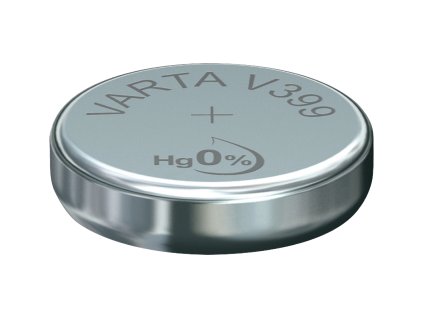 Stříbro-oxidová hodinková baterie SR57/V399 1.55 V 42 mAh, VARTA-V399