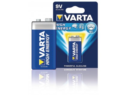 Alkalická baterie Varta High Energy Max 9 V, 1ks, VARTA-4922/1