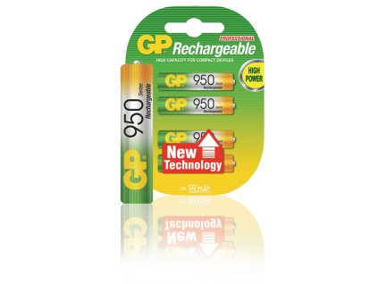 Dobíjecí NiMh Baterie AAA 1.2 V 950 mAh 4-Blistr