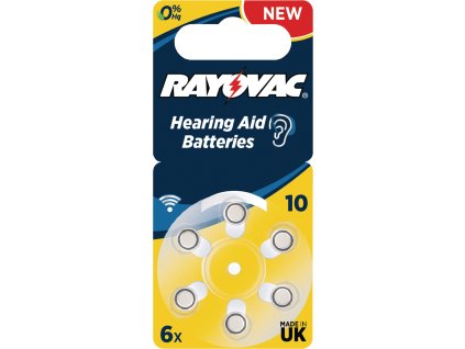 Rayovac zinkovzduchová baterie PR70 1.4 V, 6 ks (RAY-10B)