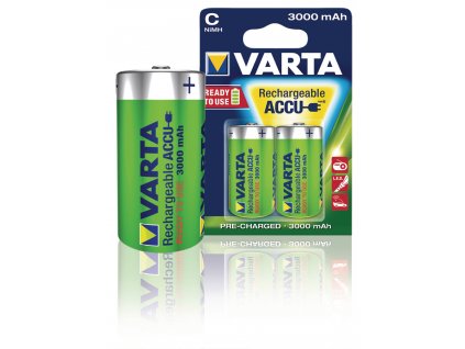 Nabíjecí baterie Varta NiMH R14 1.2V 3000mAh - 2ks, VARTA-56714B