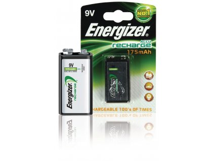 Nabíjecí baterie Energizer NiMH E-Block 9 V 175 mAh 1ks, ENRPP3P1