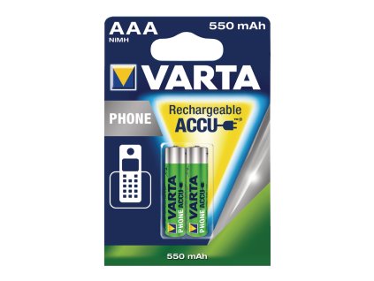 Nabíjecí baterie Varta NiMH AAA 1.2V 550mAh - 2ks, VARTA-58397