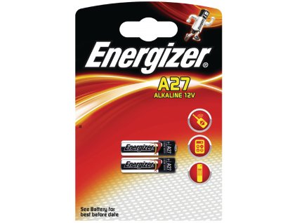 Alkalická baterie Energizer 27A 12 V, 2ks, EN-639333