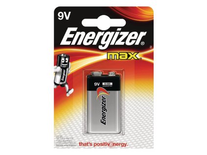 Alkalická baterie Energizer Max 9 V, 1ks, EN-E300115900