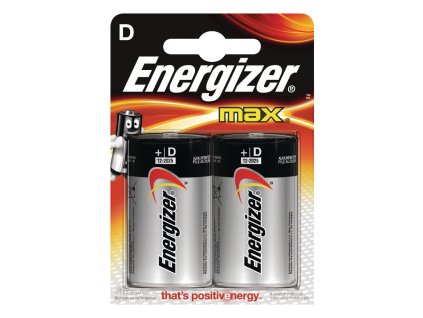 Alkalická baterie Energizer Max D/LR20 1.5V, 2ks, EN-E300129200