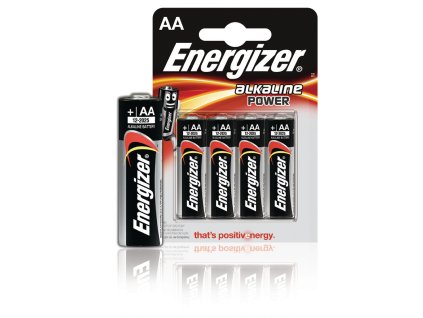 Alkalická baterie Energizer Power AA 1.5V, 4ks, EN-E300132900
