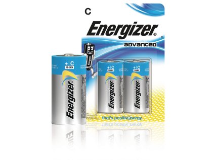 Alkalická baterie Energizer Advanced C/LR14 1.5V, 2ks, EN-53541043300