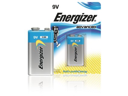 Alkalická baterie Energizer Advanced 9 V, 1ks, EN-53541037200