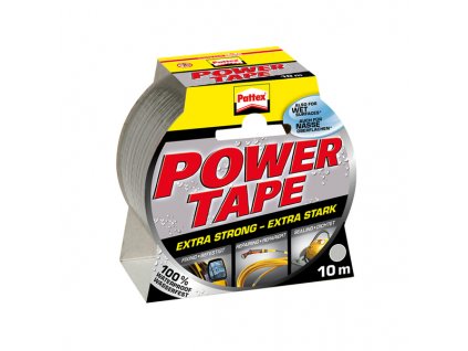 PATTEX univerzální lepicí páska Power Tape (10 m), stříbrná