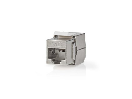 Nedis keystone RJ45, S/FTP, CAT6, samozářezový, kovový (CCGB89720ME)