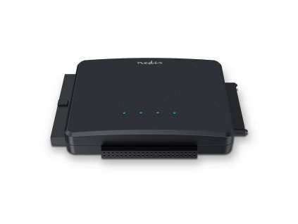 Nedis HDADIS110BK USB 3.2 adaptér pro pevný disk 2.5"/3.5", IDE/SATA, včetně zdroje