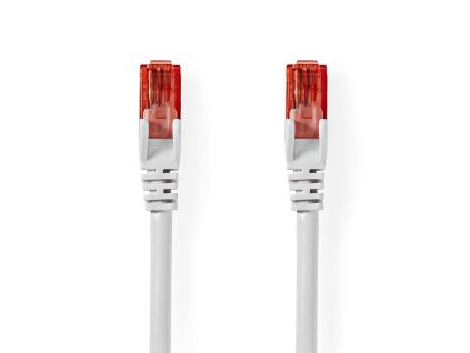 Nedis nestíněný síťový kabel U/UTP CAT6, zástrčka RJ45 - zástrčka RJ45, 5 m, bílá (CCGL85200WT50)