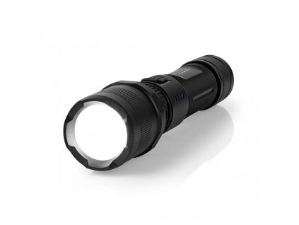 LED svítilna | Napájení z baterie | 3.7 V DC | 10 W | Vestavěný Lithium-Ion | Včetně baterií | Dobíjecí | Jmenovitý světelný tok: 1000 lm | Dosah svitu: 110 m | Úhel paprsku: 9.5 °