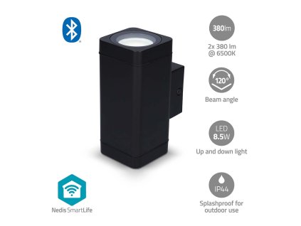 Venkovní světlo Smartlife | 760 lm | Bluetooth® | 8.5 W | Teplé až chladné bílé | 2700 - 6500 K | ABS | Android™ / IOS