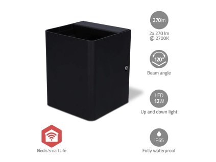 Venkovní světlo Smartlife | 2 x 270 lm | Zigbee 3.0 | 12 + 4 W | RGB / Teplá Bílá | 2700 K | Hliník | Android™ / IOS