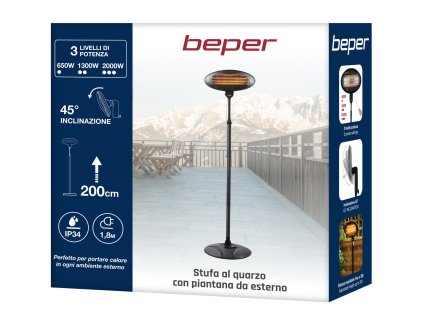 22760 1 beper p203pan002 venkovni ohrivac se stojanem 2000w