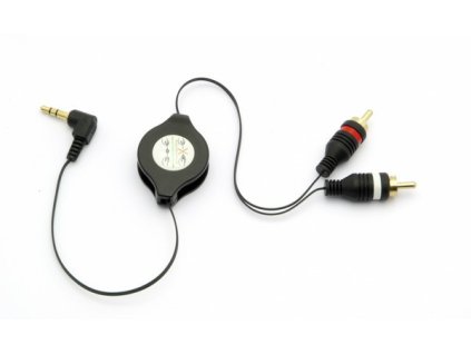 22907 1 kabel jack 3 5 2 rca m zatazitelny kabel l 1 0m
