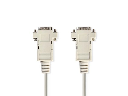 VGA kabel | VGA Zástrčka | VGA Zástrčka | Poniklované | Maximální rozlišení: 1024x768 | 2.00 m | Kulatý | ABS | Slonová Kost | Label