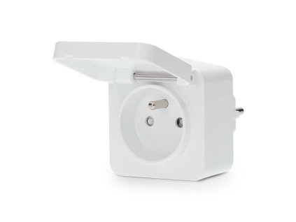 SmartLife Chytrá Zásuvka | Zigbee 3.0 | IP44 | Měřič výkonu | 3680 W | Francie / Typ E (CEE 7/6) | 0 - 55 °C | Android™ / IOS | Bílá | 1 kusů