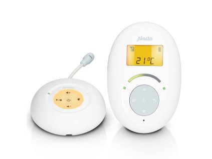 Alecto DBX120 dětská chůvička Full Eco DECT, bílá/modrá