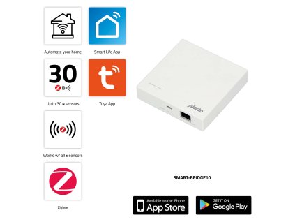 SMART-BRIDGE10 Přípojné místo pro senzory Zigbee k síti / internetu