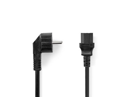 Nedis napájecí kabel zástrčka UNISCHUKO - IEC-320-C13 černá, 10 m (CEGL10015BK100)