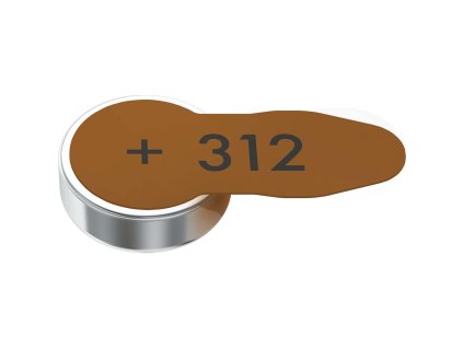 Baterie pro nedoslýchavé typ 312 8-blistr