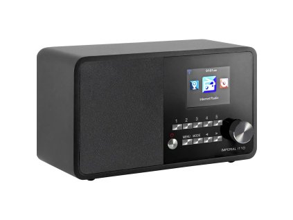 Imperial DABMAN i110 kompaktní internetový radiopřijímač s USB, dekor černé dřevo