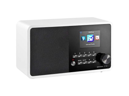 Imperial DABMAN i110 kompaktní internetový radiopřijímač s USB, dekor bílé dřevo