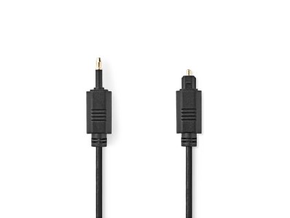 Nedis digitální optický audio kabel Toslink zástrčka - Optický Jack 3.5mm zástrčka, 4 m, černá (CAGL25100BK10)
