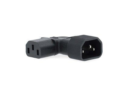 Redukce napájecí síťová IEC-320-C13 na IEC-320-C14 pravá (CEGB11903BK)