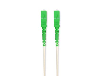 Propojovací kabel ze skleněných vláken | SMF (Single Mode Phase) | SC/APC | SC/APC | 100 Gbps | 2.00 m | Bílá | Gift Box with Euro Lock