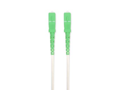 Propojovací kabel ze skleněných vláken | SMF (Single Mode Phase) | SC/APC | SC/APC | 100 Gbps | 6.00 m | Bílá | Gift Box with Euro Lock