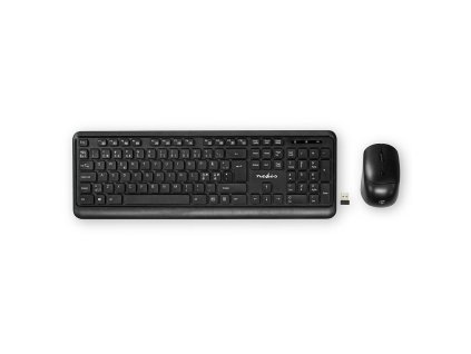 Sada Myši a Klávesnice | Bezdrátové | Připojení myši a klávesnice: USB | 800 / 1200 / 1600 dpi | Nastavitelné DPI | QWERTY | ND Rozložení Kláves