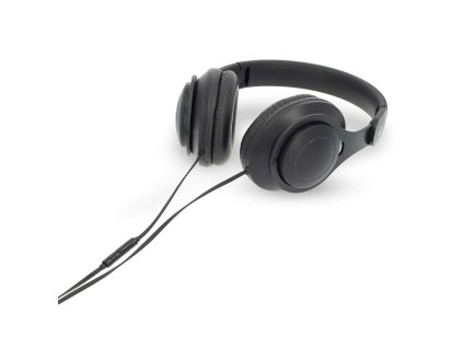 Nedis HPWD5024BK sluchátka přes uši, kabel 1.2 m, mikrofon, ovládání hlasitosti, USB-C, černá