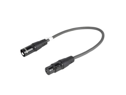 DMX kabel XLR 3pin zásuvka - XLR 5pin zástrčka 0.3 m Sweex