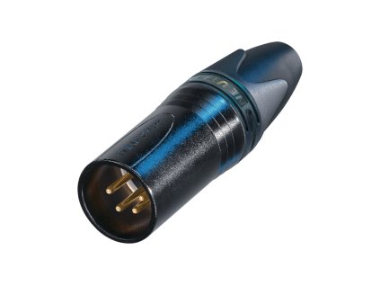 XLR kabelová zástrčka 4 N/A XX Pájecí Připojení Černá