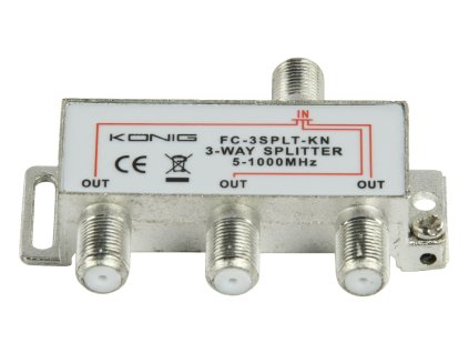 König FC-3SPLT-KN pasivní anténní rozbočovač 5-1000 MHz 6.8 dB - 3x výstup