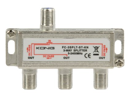 König FC-3SPLT-ST-KN pasivní anténní rozbočovač 5-2400 MHz 10.5 dB - 3x výstup
