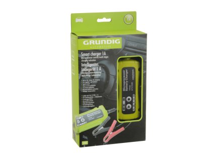 Grundig 46929 inteligentní nabíječka autobaterií 6V/12V (1A DC), 2-65 Ah