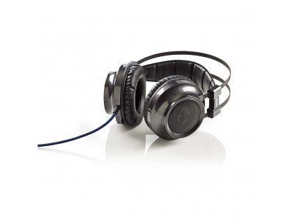 Nedis GHST400BK herní sluchátka / Force Feedback / LED / 3.5 mm + USB