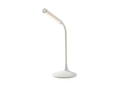Nedis LTLG3M1WT3 LED stolní lampa / dotykové ovládání / 3 režimy svícení / nabíjecí / 250 lm bílá