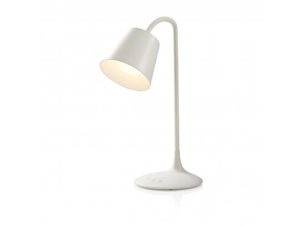 Nedis LTLG3M1WT5 LED stolní lampa / dotykové ovládání / 3 režimy svícení / nabíjecí / 150 lm bílá