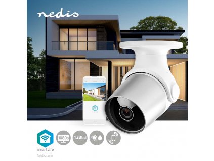 Nedis SmartLife chytrá IP kamera HD 720p, venkovní, obousměrná komunikace (WIFICO10CWT)