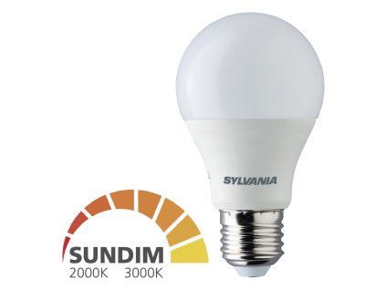 Sylvania ToLEDo LED žárovka E27 9.5W 806lm, 2700 - 2000 K (0027543)