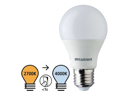 Sylvania ToLEDo LED žárovka E27 8W 806lm, 2700K/4000K (0026998)