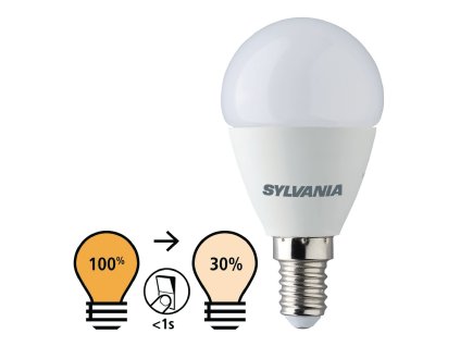 Sylvania ToLEDo LED žárovka E14 5.5W 470lm 2700K, jas 100-30% (0027034)
