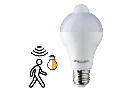 Sylvania ToLEDo LED žárovka E27 12W 1055lm 3000K, senzor pohybu (0027547)
